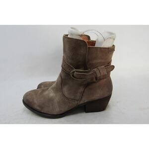 PIKOLINOS Womens Size 40 EUR Brown Suede Zip Buckle Ankle Fashion Boots Booties